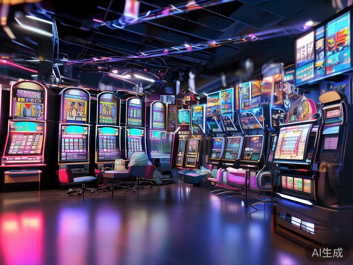 此外，平台的老虎机游戏种类繁多，从经典复古款到现代